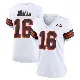 ＃16 Women's Diontae Johnson White Game Cleveland Browns 1946 Collection Alternate Jersey