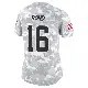 ＃16 Women's Isaiah Bond Arctic Camo Limited Cleveland Browns 2024 Salute to Service Jersey