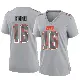 ＃16 Women's Isaiah Bond Gray Game Cleveland Browns Atmosphere Fashion Jersey