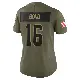 ＃16 Women's Isaiah Bond Olive Limited Cleveland Browns 2025 Salute to Service Jersey