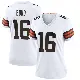 ＃16 Women's Isaiah Bond White Game Cleveland Browns Jersey