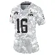 ＃16 Women's Tylan Wallace Arctic Camo Limited Cleveland Browns 2024 Salute to Service Jersey