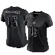 ＃16 Women's Tylan Wallace Black Limited Cleveland Browns Reflective Jersey