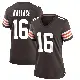 ＃16 Women's Tylan Wallace Brown Game Cleveland Browns Team Color Jersey