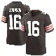 ＃16 Youth Diontae Johnson Brown Game Cleveland Browns Team Color Jersey