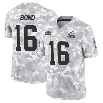 ＃16 Youth Isaiah Bond Arctic Camo Limited Cleveland Browns 2024 Salute to Service Jersey