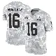 ＃16 Youth Tylan Wallace Arctic Camo Limited Cleveland Browns 2024 Salute to Service Jersey
