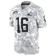＃16 Youth Tylan Wallace Arctic Camo Limited Cleveland Browns 2024 Salute to Service Jersey