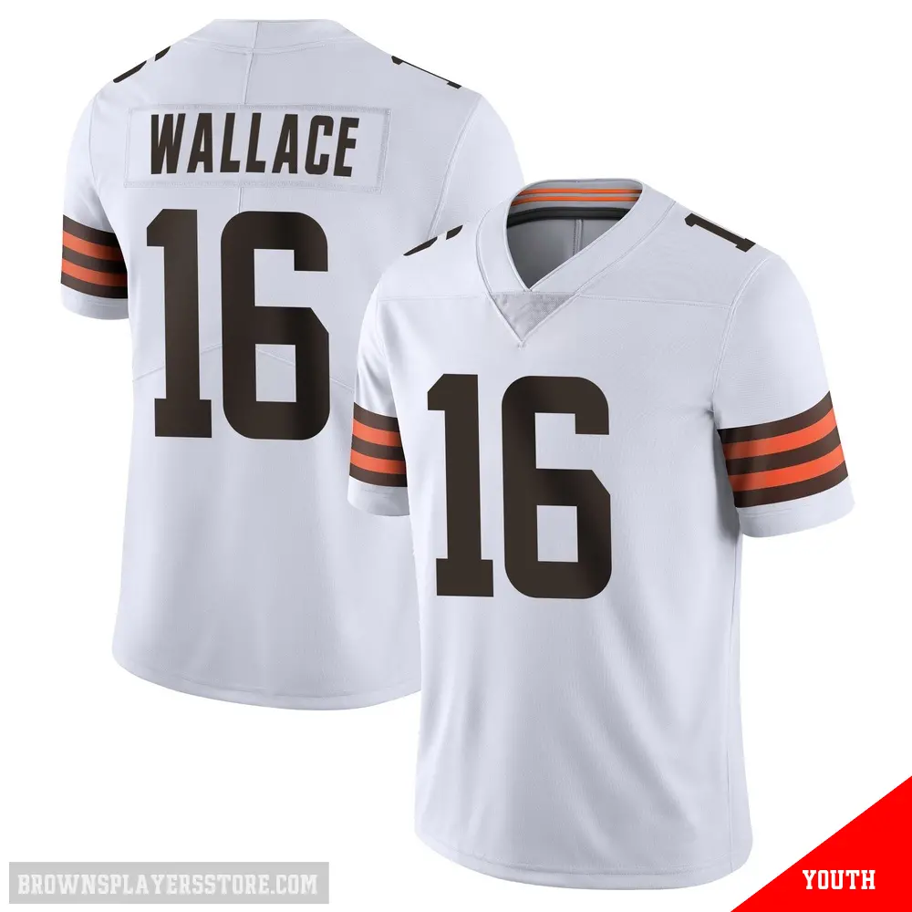 ＃16 Youth Tylan Wallace White Limited Cleveland Browns Vapor Untouchable Jersey