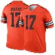 ＃17 Men's Jerome Baker Orange Legend Cleveland Browns Inverted Jersey