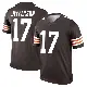 ＃17 Men's Justin Jefferson Brown Legend Cleveland Browns Jersey