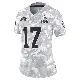 ＃17 Women's Jerome Baker Arctic Camo Limited Cleveland Browns 2024 Salute to Service Jersey