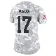 ＃17 Women's Jerome Baker Arctic Camo Limited Cleveland Browns 2024 Salute to Service Jersey