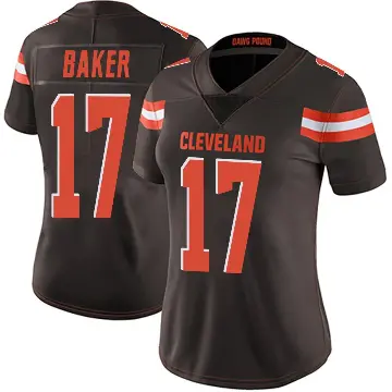 ＃17 Women's Jerome Baker Brown Limited Cleveland Browns Team Color Vapor Untouchable Jersey