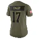 ＃17 Women's Jerome Baker Olive Limited Cleveland Browns 2025 Salute to Service Jersey