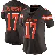 ＃17 Women's Justin Jefferson Brown Limited Cleveland Browns Team Color Vapor Untouchable Jersey