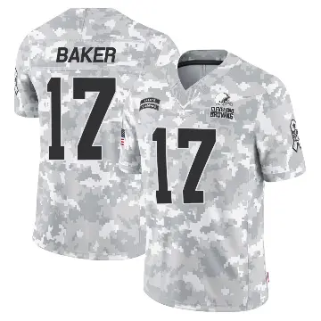 ＃17 Youth Jerome Baker Arctic Camo Limited Cleveland Browns 2024 Salute to Service Jersey
