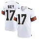 ＃17 Youth Jerome Baker White Game Cleveland Browns Jersey