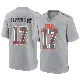 ＃17 Youth Justin Jefferson Gray Game Cleveland Browns Atmosphere Fashion Jersey