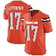 ＃17 Youth Justin Jefferson Orange Limited Cleveland Browns Alternate Vapor Untouchable Jersey