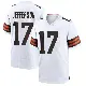 ＃17 Youth Justin Jefferson White Game Cleveland Browns Jersey