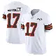 ＃17 Youth Justin Jefferson White Limited Cleveland Browns Vapor 1946 Collection Alternate Jersey