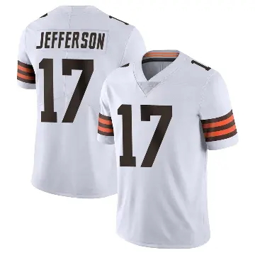 ＃17 Youth Justin Jefferson White Limited Cleveland Browns Vapor Untouchable Jersey
