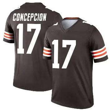 ＃17 Youth KC Concepcion Brown Legend Cleveland Browns Jersey