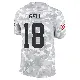 ＃18 Men's David Bell Arctic Camo Limited Cleveland Browns 2024 Salute to Service Jersey