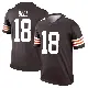 ＃18 Men's David Bell Brown Legend Cleveland Browns Jersey