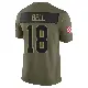 ＃18 Men's David Bell Olive Limited Cleveland Browns 2025 Salute to Service Jersey