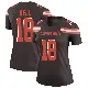 ＃18 Women's David Bell Brown Legend Cleveland Browns Jersey