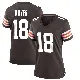 ＃18 Women's Joe Royer Brown Game Cleveland Browns Team Color Jersey
