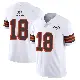 ＃18 Youth David Bell White Limited Cleveland Browns Vapor 1946 Collection Alternate Jersey