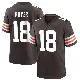 ＃18 Youth Joe Royer Brown Game Cleveland Browns Team Color Jersey