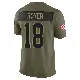 ＃18 Youth Joe Royer Olive Limited Cleveland Browns 2025 Salute to Service Jersey