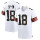 ＃18 Youth Joe Royer White Game Cleveland Browns Jersey