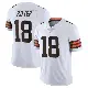 ＃18 Youth Joe Royer White Limited Cleveland Browns Vapor Untouchable Jersey