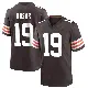 ＃19 Men's Bernie Kosar Brown Game Cleveland Browns Team Color Jersey