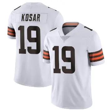 ＃19 Men's Bernie Kosar White Limited Cleveland Browns Vapor Untouchable Jersey