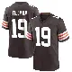 ＃19 Men's Cedric Tillman Brown Game Cleveland Browns Team Color Jersey