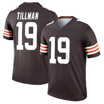 ＃19 Men's Cedric Tillman Brown Legend Cleveland Browns Jersey
