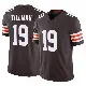 ＃19 Men's Cedric Tillman Brown Limited Cleveland Browns Vapor F.U.S.E. Jersey