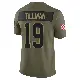 ＃19 Men's Cedric Tillman Olive Limited Cleveland Browns 2025 Salute to Service Jersey