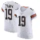 ＃19 Men's Cedric Tillman White Elite Cleveland Browns Vapor Jersey