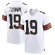 ＃19 Men's Cedric Tillman White Game Cleveland Browns Jersey