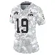 ＃19 Women's Bernie Kosar Arctic Camo Limited Cleveland Browns 2024 Salute to Service Jersey
