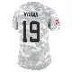 ＃19 Women's Bernie Kosar Arctic Camo Limited Cleveland Browns 2024 Salute to Service Jersey
