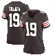 ＃19 Women's Cedric Tillman Brown Game Cleveland Browns Team Color Jersey