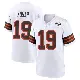 ＃19 Youth Bernie Kosar White Game Cleveland Browns 1946 Collection Alternate Jersey